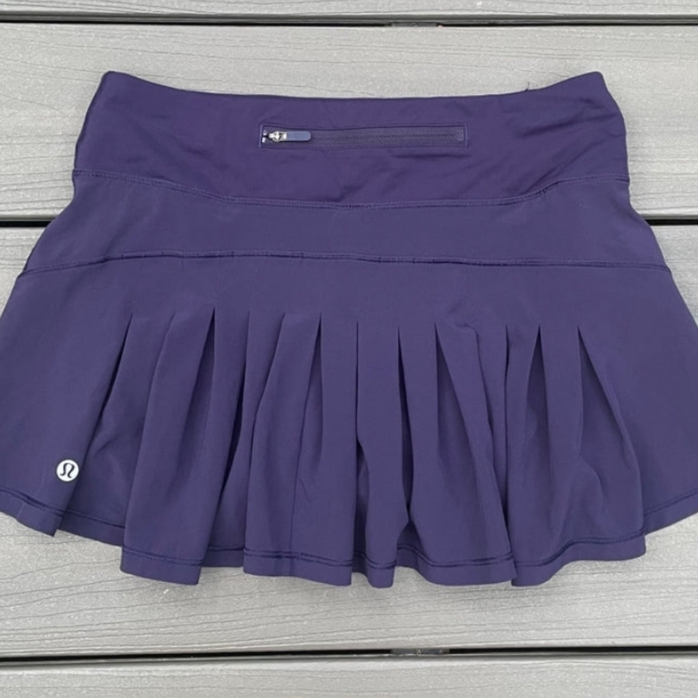 Lululemon purple tennis skirt with built-in shorts.